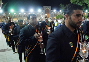 شام غریبان در آستان مقدس احمد بن موسی (ع)