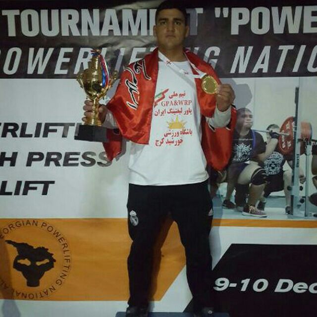کسب نشان طلاي ورزشکار در مسابقات بين المللي گرجستان