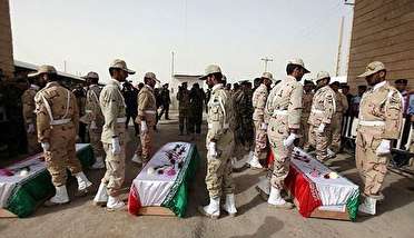 ورود پیکر مطهر 60 شهید دوران دفاع مقدس به کشور