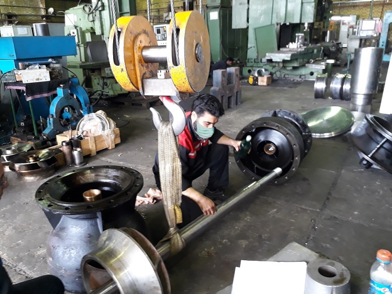 تعمیرات بوستر پمپ مرکز انتقال نفت شهید آل خمیس امیدیه