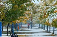 برف و باران در راه مازندران