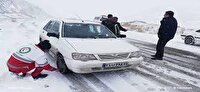 امداد رسانی به ۶۶۰ نفر گرفتار در برف خراسان شمالی