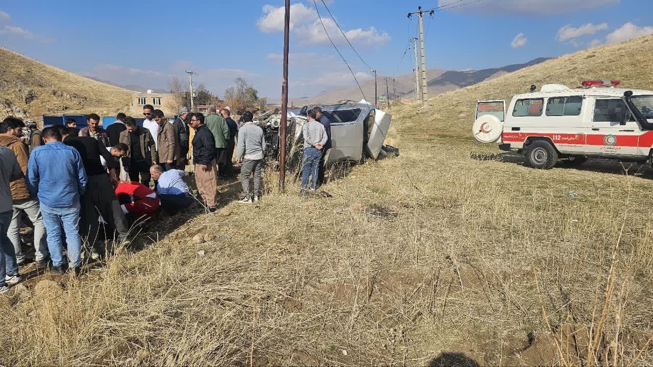 حادثه رانندگی  در محور اشنویه به ارومیه