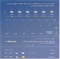 ادامه بارش ها و کاهش محسوس دما در خوزستان