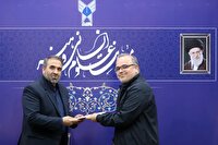 معارفه سرپرست اداره کل آموزش معاونت علوم انسانی و هنر دانشگاه آزاد اسلامی