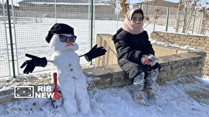 روز داغ برفی در جشنواره آدم برفی شیروان 