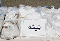 کشف ۸ کیلوگرم شیشه دپو شده در منزل مسکونی در زیرکوه