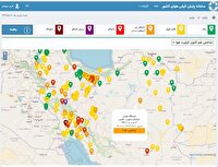 هوای شهرستان طبس در وضعیت ناسالم برای گروه‌های حساس