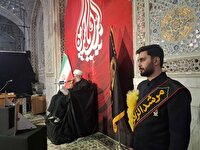 مقتل خوانی روز عاشورا ویژه زائران عرب زبان در حرم رضوی
