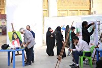 اجرای پویش فرهنگی «۲۰۴۰» در حرم مطهر سیدعلاءالدین حسین (ع) شیراز