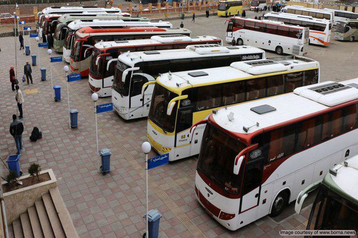 نرخ بلیط اتوبوس سمنان به مهران اعلام شد