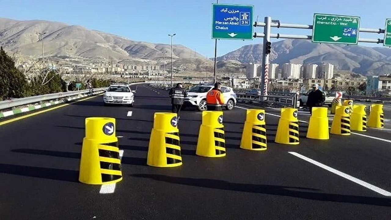 ممنوعیت تردد از کرج و آزادراه تهران شمال به سمت مازندران