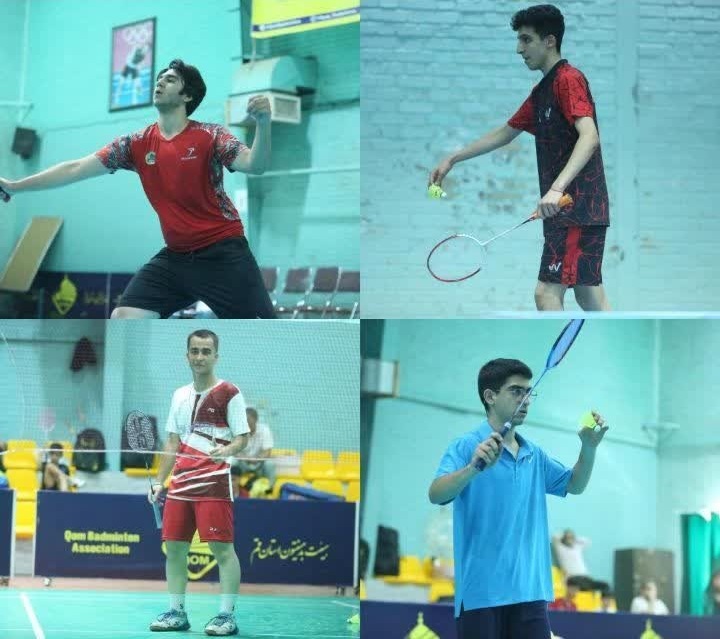 درخشش بدمینتون‌بازان قمی در رقابت‌های رنکینگ کشوری بوشهر