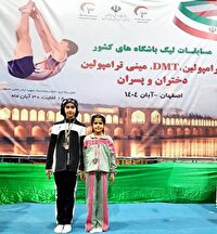 کسب عناوین برتر دختران ژیمناستیک کار چهارمحال و بختیاری