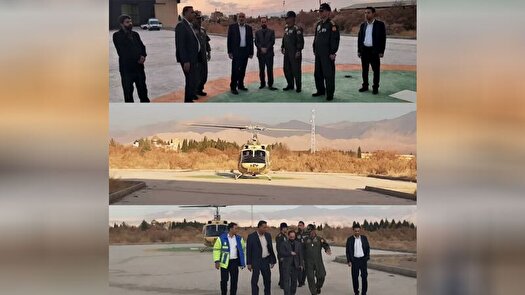 بازدید فرمانده هوانیروز ارتش از پایگاه اورژانس هوایی کرمان