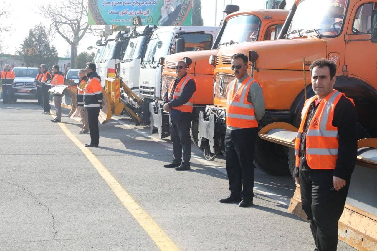آغاز رزمایش هماهنگی زمستانی راهداری با تمرکز بر گردنه‌های برف‌گیر